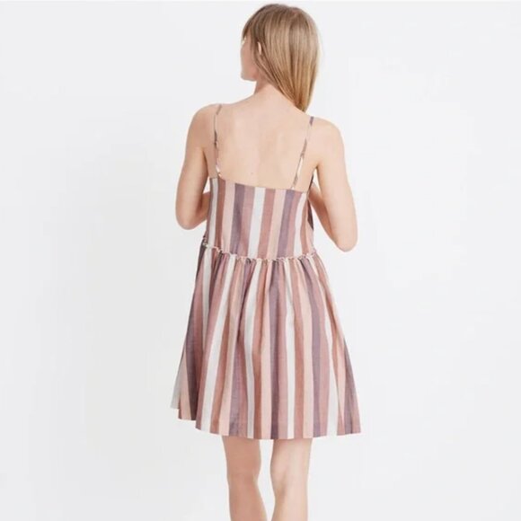 Madewell Ruffle-Waist Babydoll Cami Dress Size Small - Picture 3 of 5